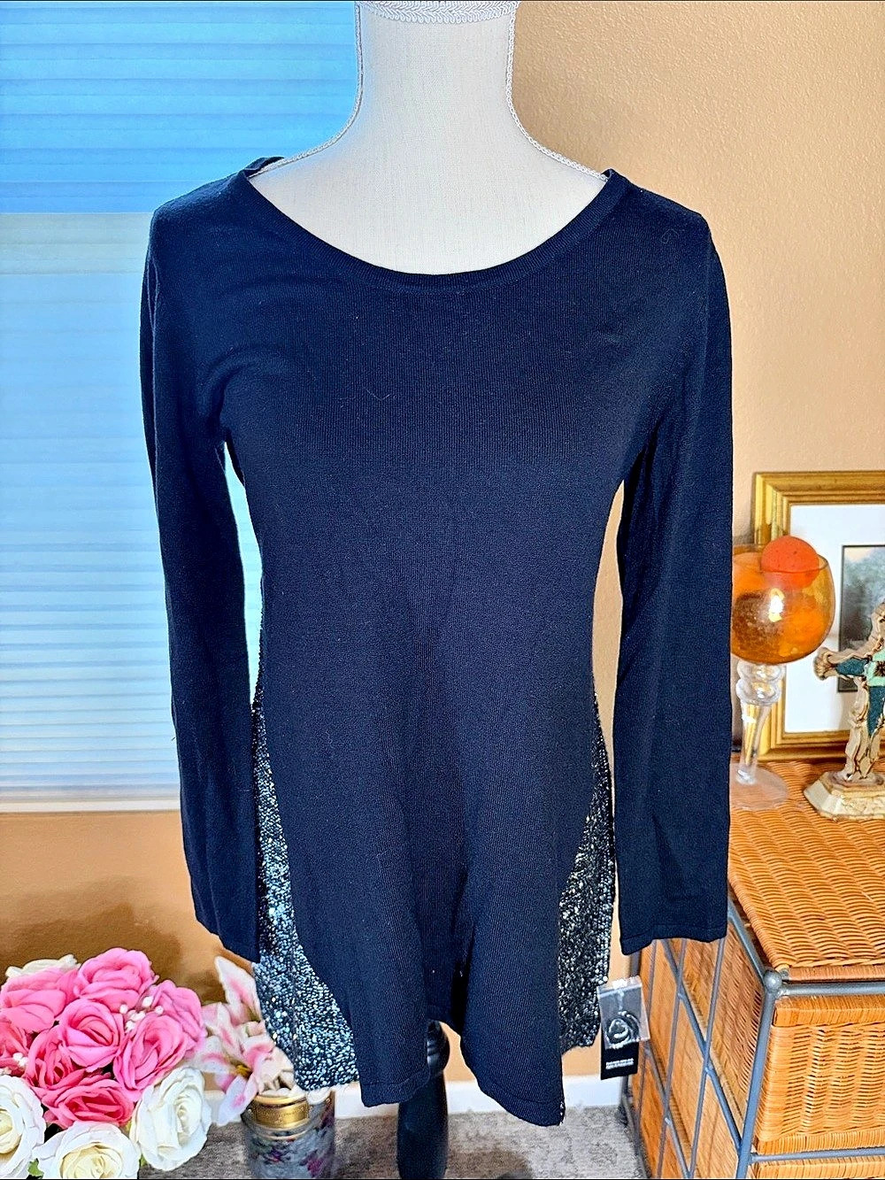 Long Sleeve sequin top